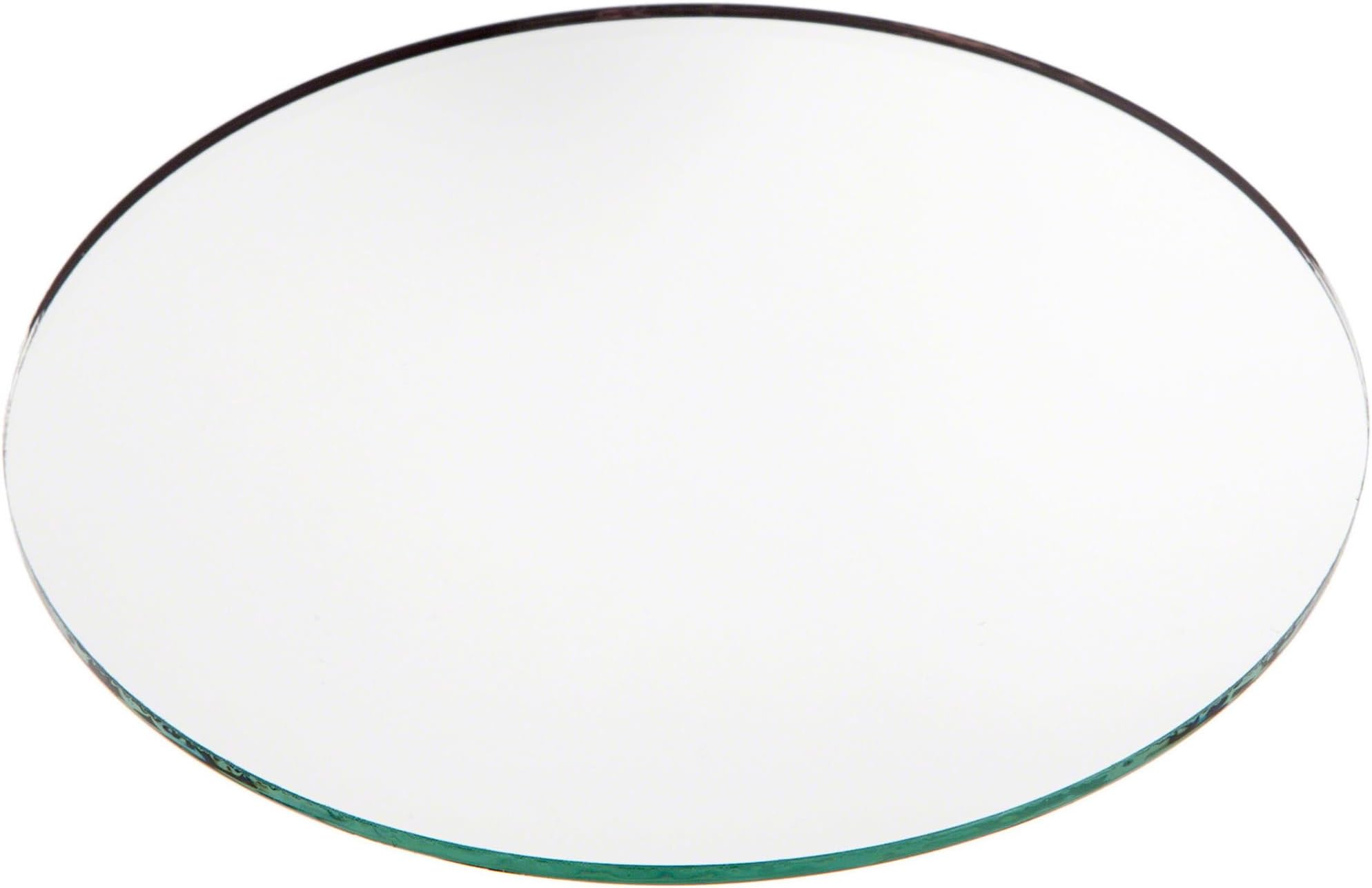 6" Round, 3mm Thick Non-Beveled Glass Mirror Circle