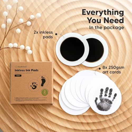Impronta A Mano E Impronta Baby Set - 2Pcs Impronta A Mano Baby Inkkless Stamp Pad - Set Di Impronta Del Bambino,Set Di Impronta A Mano - Set Di Impronta Baby Gift - Paw Imprint Set Dog - 3