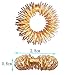 12 Packs Spiky Sensory Finger Rings ,Fidget Rings Teens & Adults Silent Stress Reducer & Massager for Fidget ADD ADHD OCD Autism