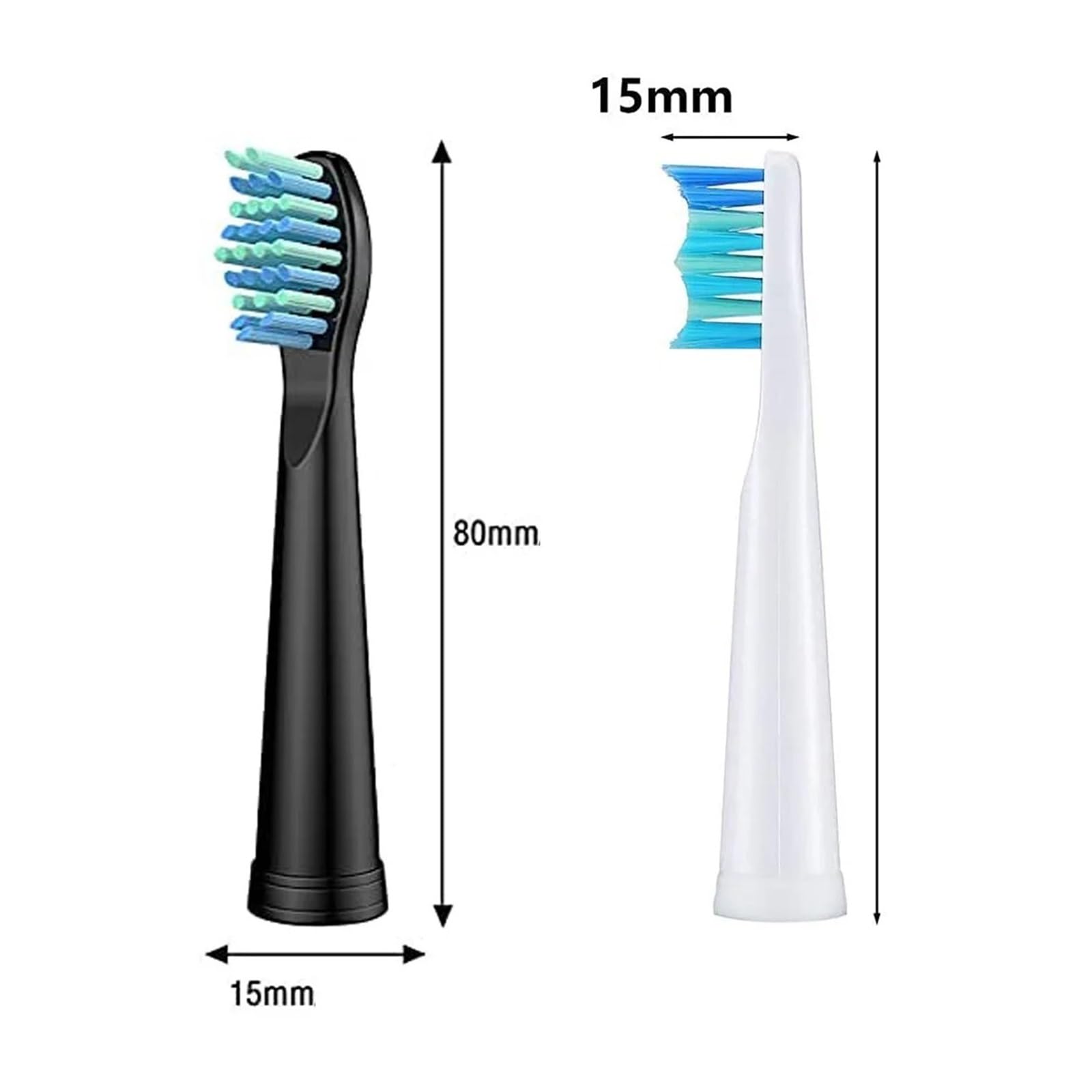 ,Cabezal de cepillo de dientes eléctrico, | Limpia mientras masajea y calma las encías, puntas redondeadas que no lastiman las encías, alcanza suavemente(4 Pcs pink)