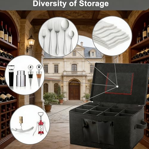 Soporte de fieltro para copas de vino y suministros de mudanza de hogar 7