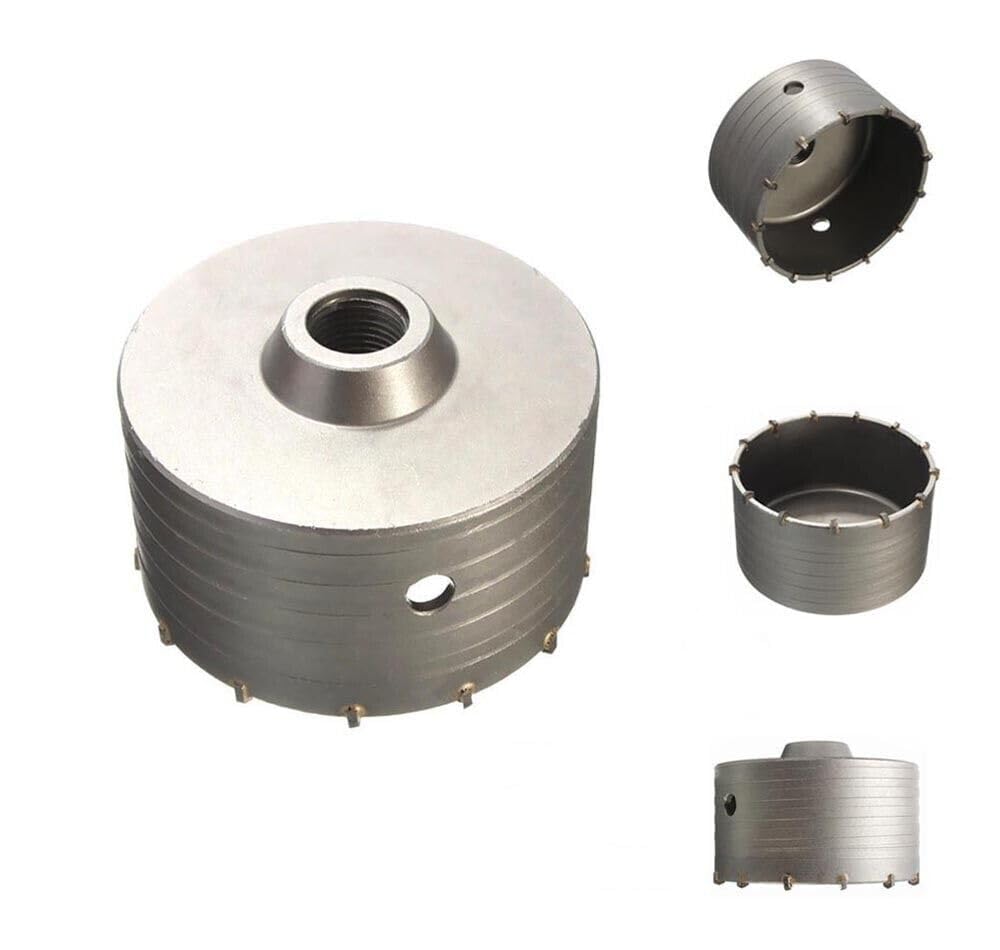Fresa a tazza carotatrice 160 mm per muro cemento asta sds plus 50 cm prolunga da trapano