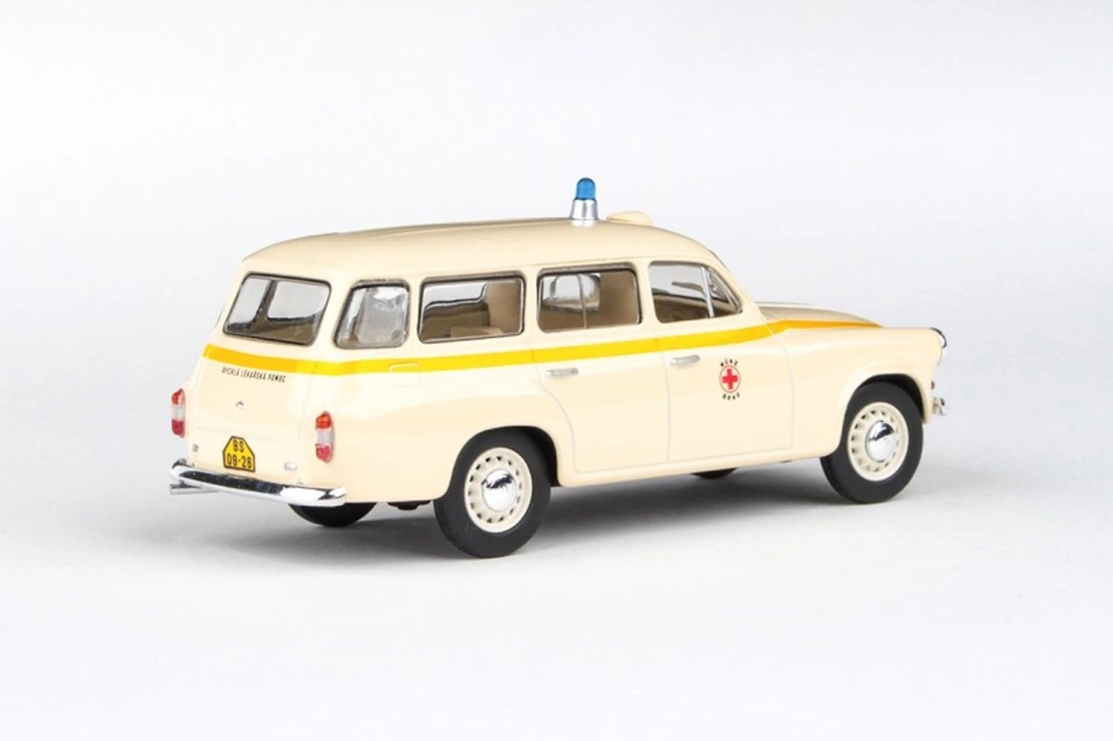 Skoda 1202 (1964) 1:43 Präzise gefertigte Replikate für Sammler – Realistische Details und hochwertige Verarbeitung für Ihre Modellauto-Sammlung Krankenwagen