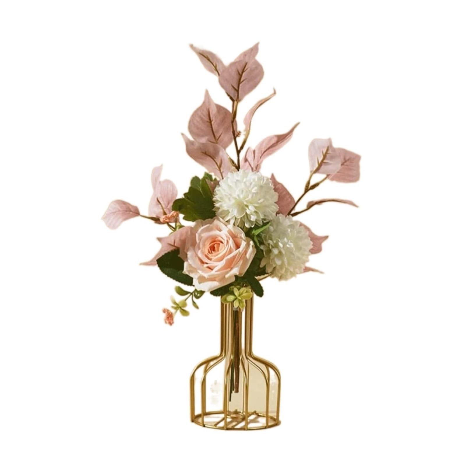 18 Horseshoe Lotus Bundle - Fiori artificiali per il matrimonio, festa, casa e decorazione all'aperto, rosso | Leroy Merlin