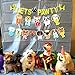 LaVenty 25PCS Glitter Lets Pawty Banner Dog Birthday Banner Dog Pawty Banner Dog Party Banner Pet Birthday Banner Pet Party Banner