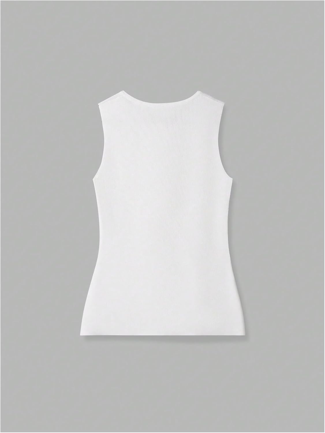 Verdusa Women's Button Down Split Sweater Vests Old Money Crew Neck Sleeveless Knit Tops - Image 2