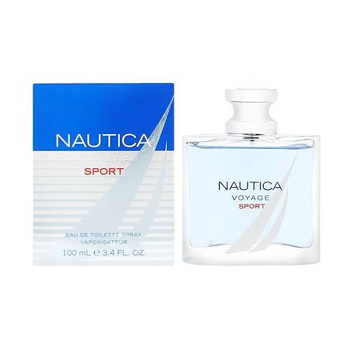 Nautica Voyage Sport by Nautica - Eau de Toilette en espray para hombre, 3.4 oz