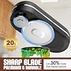 Electric Can Opener, One Touch, Smooth Edge Side Cut, Black - 3