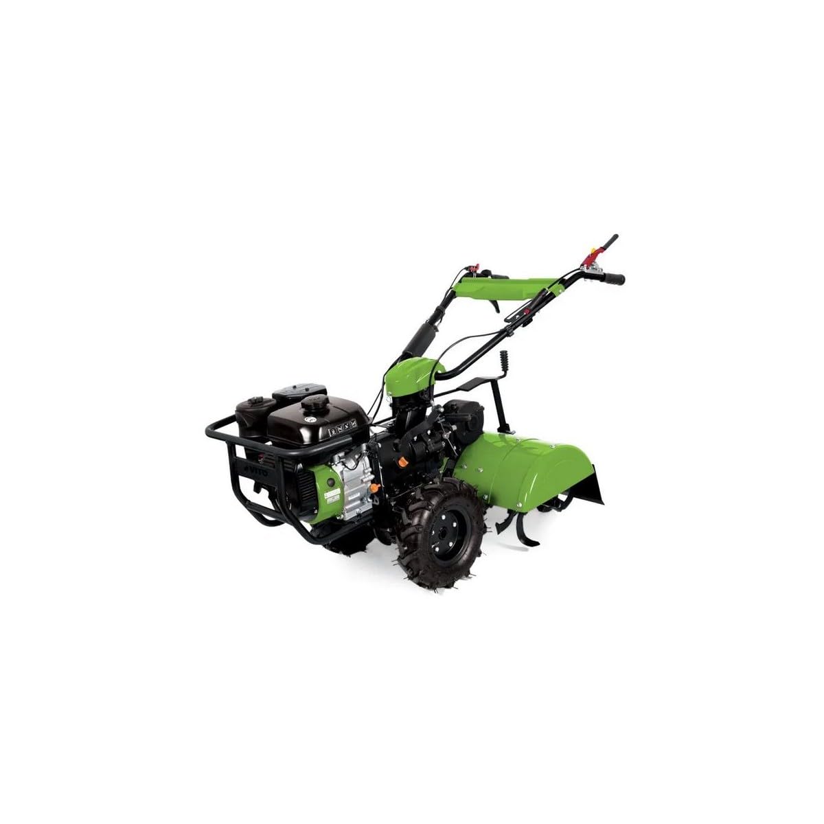 VITO - Motoculteur Thermique 7CV (5.2kW) Essence 4T 212cm³ Fraises à Double Rotation Transmission Directe 2 Vitesses AV + 1 AR Largeur 620mm Travail Intensif Agriculture/Jardinage