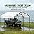 VOYSIGN Metal Carport Heavy Duty 10x15ft Outdoor Galvanized Steel Car Port, Vehicle Canopy Garage Shade, Multi-Use Shelter for Car, Boat, Tractors & Outdoor Storage