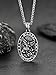 FaithHeart Saint Michael Oval Necklace Stainless Steel Religious Protector Pendant Archangel Jewelry Catholic Gifts for Men Male