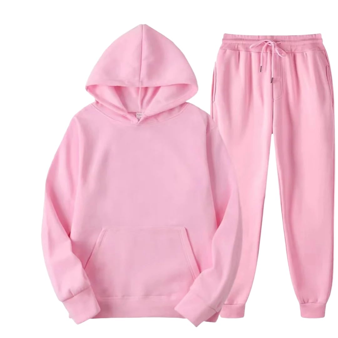 Womens pure cotton set pants autumn and winter hooded sweatshirt Womens set