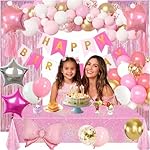 Birthday Party Decorations Kit Adult Party Supplies Decoración de Cumpleaños Happy Birthday Backdrop Decorations Party BagsTable Cloths for Birthday Party Happy Birthday Banner for Adult (Style D) - Image 2