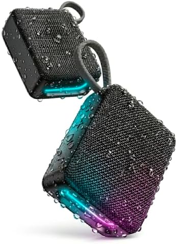 Caixa de Som Bluetooth Portátil 8h de Reprodução, RGB Dinâmico, B...