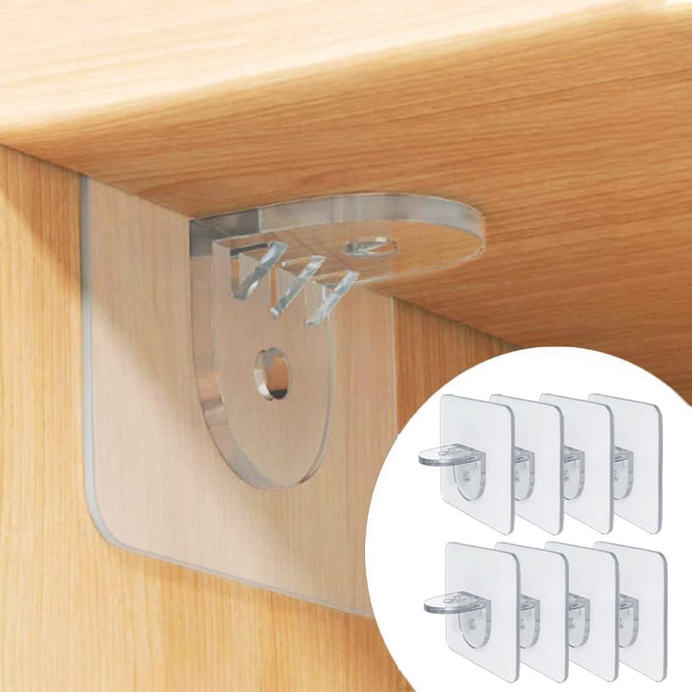 Amazon.co.jp: Forahome 粘着フック 棚受け 板 ブ …