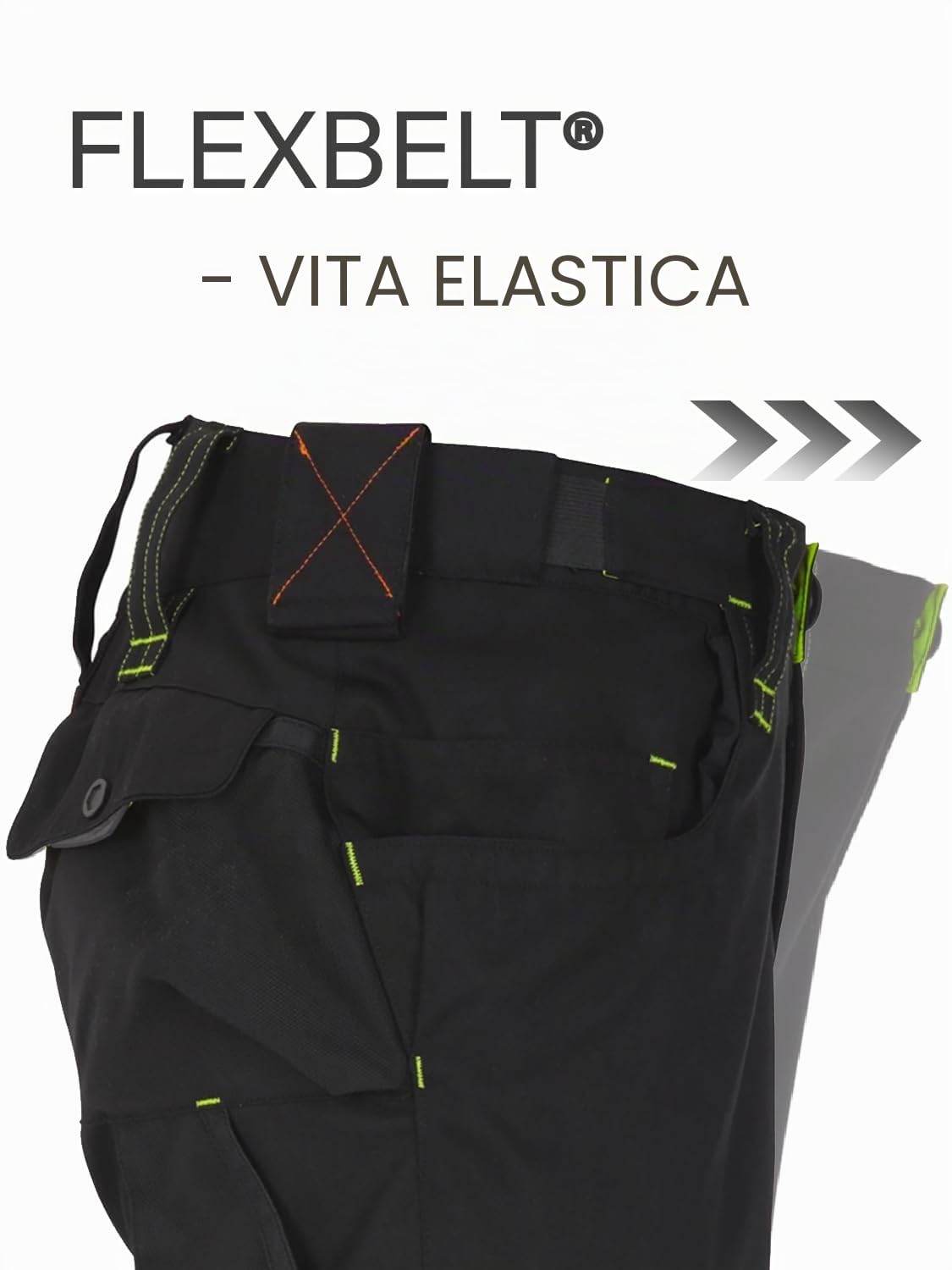 Pantaloni e.s.motion 2020 Nero/Giallo
