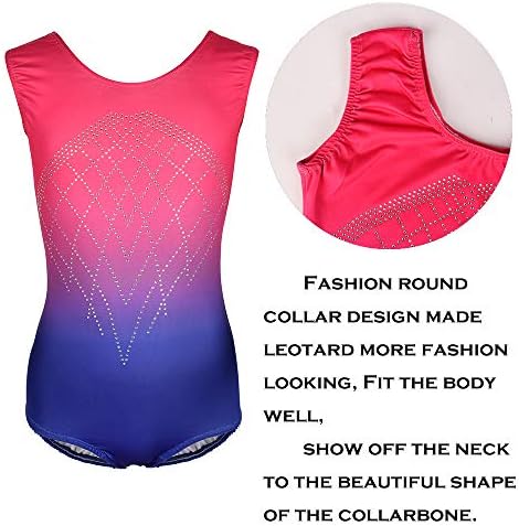 Turn Anz&uuml;ge F&uuml;r M&auml;dchen DE Kinder Gymnastikanzug M&auml;dchen Langarm Turnanzug Ballettr&ouml;ckchen Trikotanzug Turnen M&auml;dchen Kleidung