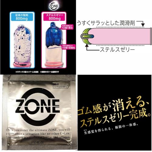 安心のプライバシー配送 ZONE ゾーン 10個入×3箱 ZONE コンドーム ゴム - 画像4