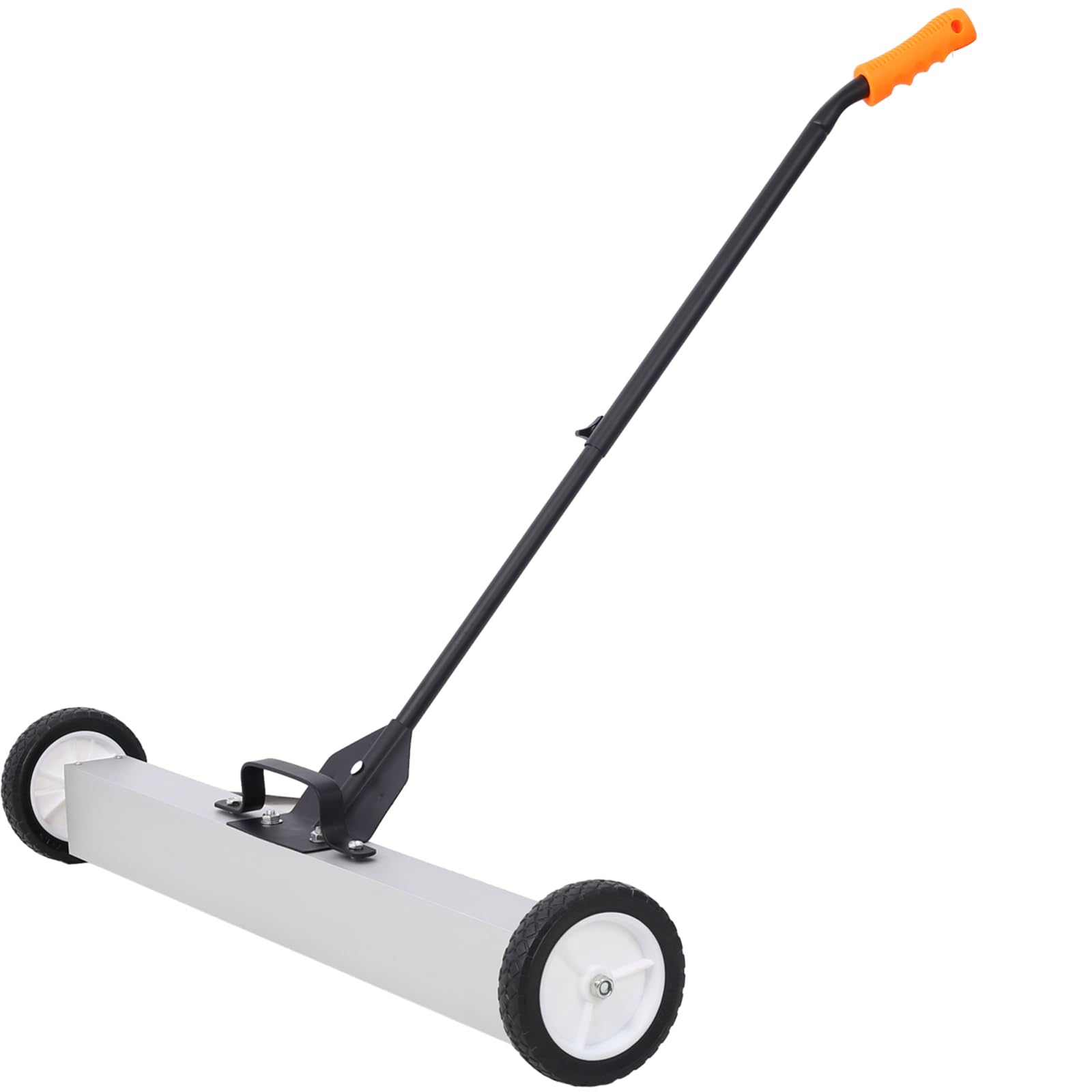 Toolwiz Magnetische pick-up veeer, 38 cm, robuuste magneet-pick-up graskeerder, dakdekker-gereedschap, 10 pond zwaar tuingereedschap met telescoophouder en wielen voor het reinigen van nagels