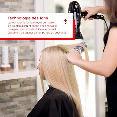 Sèche-cheveux professionnel Solis Swiss Perfection design noir haute précision - 2