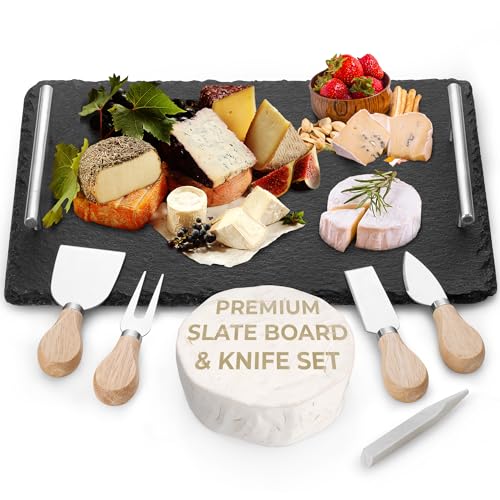 Slate Cheese Board Set