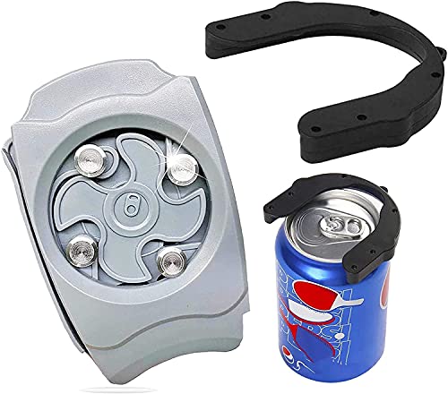 2個入 缶オープナー多機能クリエイティブ飲料ビール瓶オープナー、安全で使いやすいビール缶オープナー滑らかなエッジ