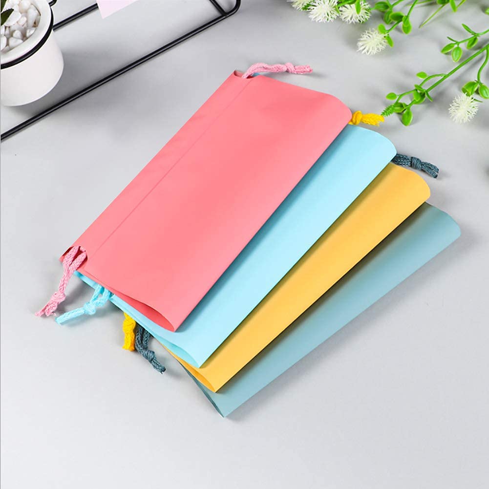 8 PCS Sacca Da Ginnastica, Impermeabile, Borsa Con Chiusura a Cordoncino, Sacchetto Sportivo Portatile a Spalla, Palestra Drawstring Bag