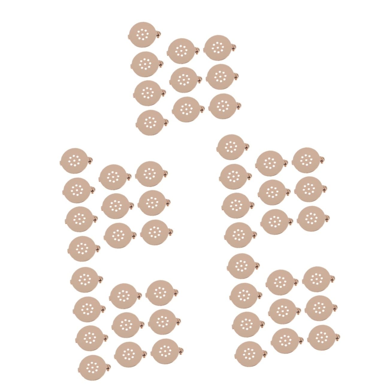 50piezas Bases Para Broches Accesorios Para Fabricación De Joyería Broches De Seguridad Diseño