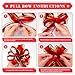 8 PCS Pull Bows, 6 inches Bows for Gift Wrapping, Reusable Christmas Birthday Gift Bows for Presents, Bouquets, Baskets, Party Décor, Gift Wrap Bows