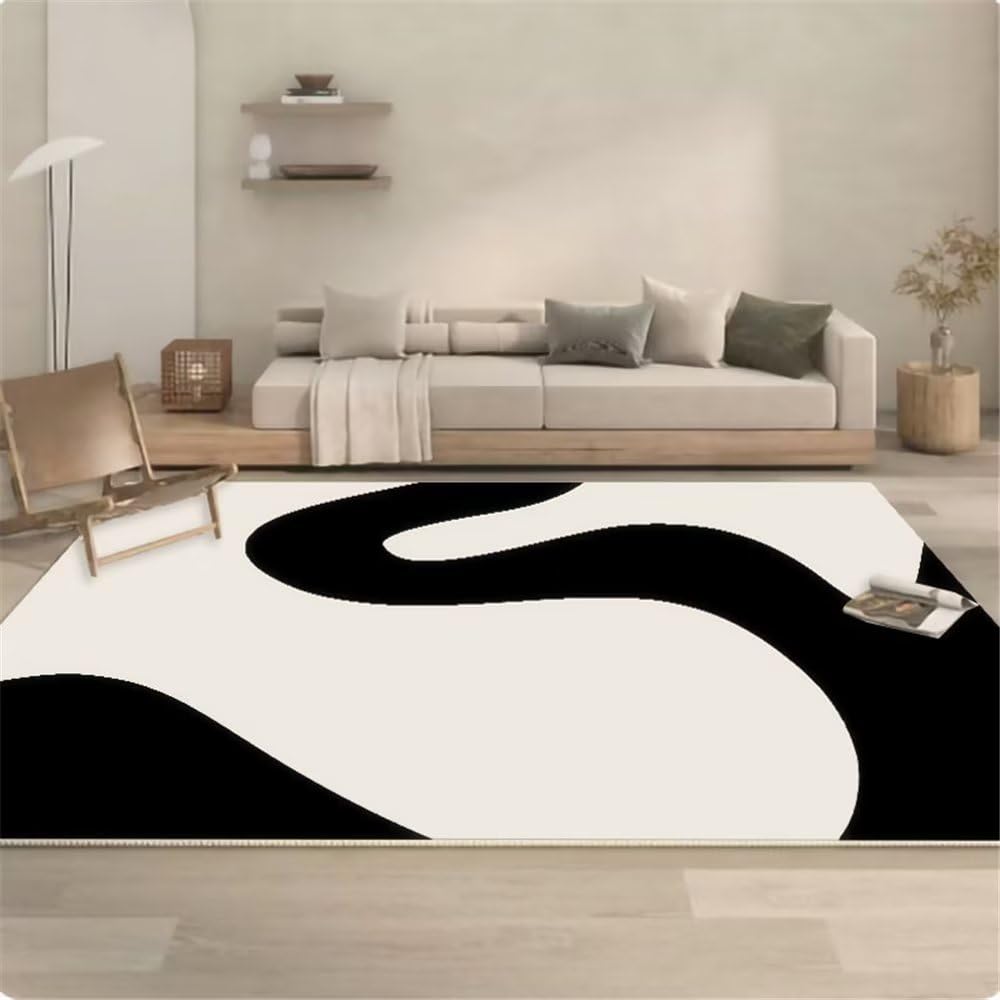 Tapis de chambre ado design abstrait pour style moderne