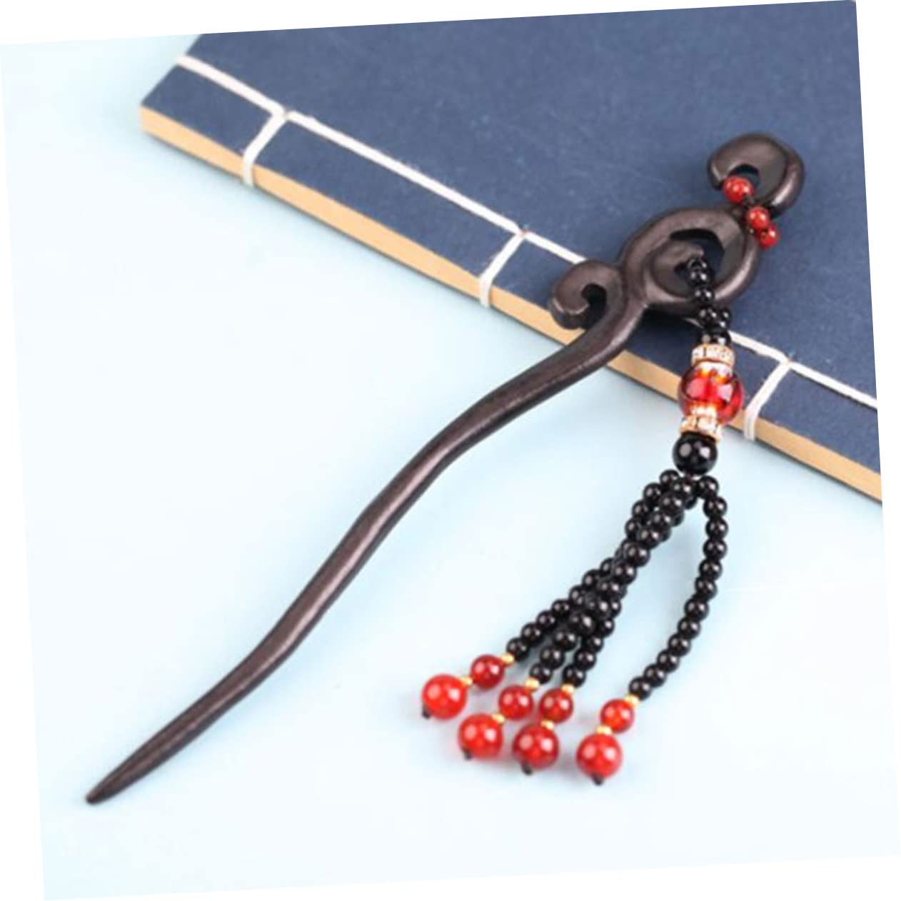 Healeved 3stücke Retro Sandelholz Haarschmuck Mit Fransen Einzigartiger Haarpin Für Chinesische Hochzeiten Und Tägliche Nutzung Für Damen Und Mädchen