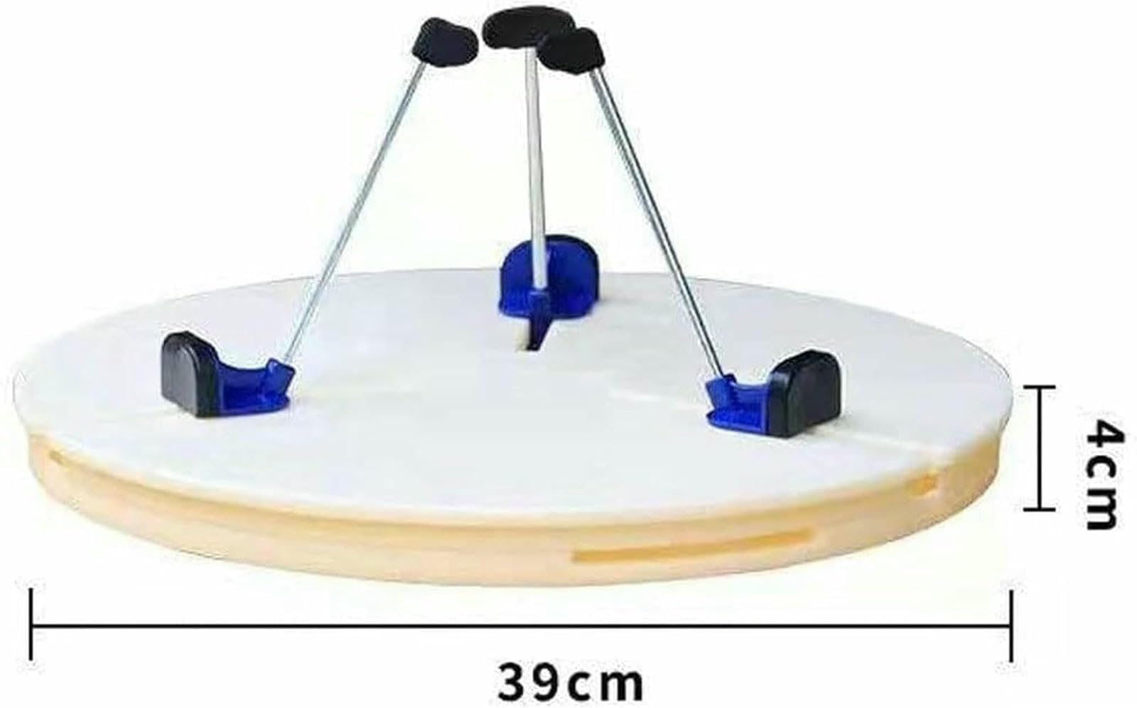 Abrazadera giratoria para máquina de cerámica, agarre triangular ajustable para una sujeción segura, herramienta de arcilla de fácil reparación