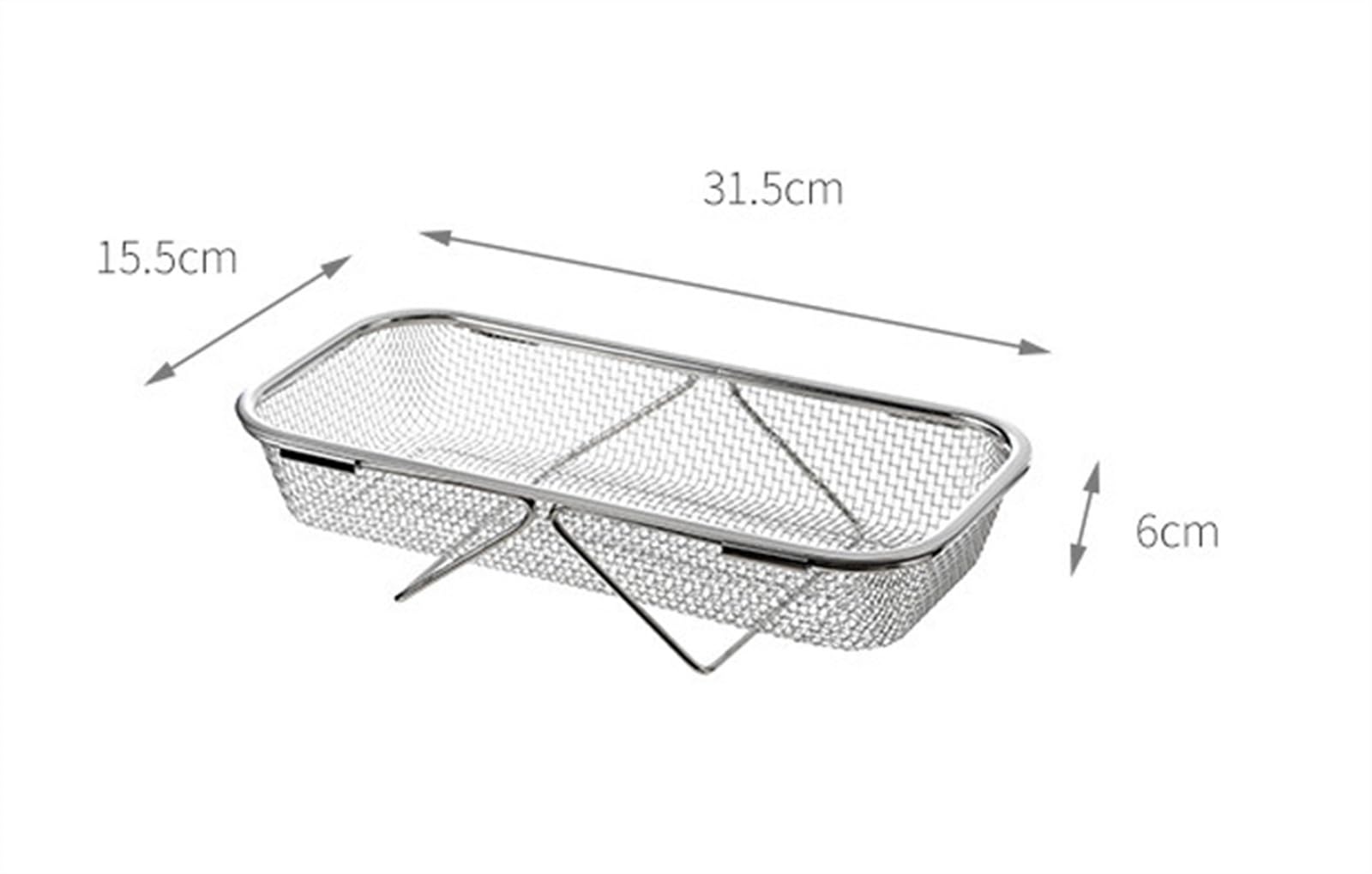 Cestello Colino In Acciaio Inox Estensibile Sopra Il Lavello Cestello Colino Con Cestello Colino For Frutta E Verdura A Maglia Fine