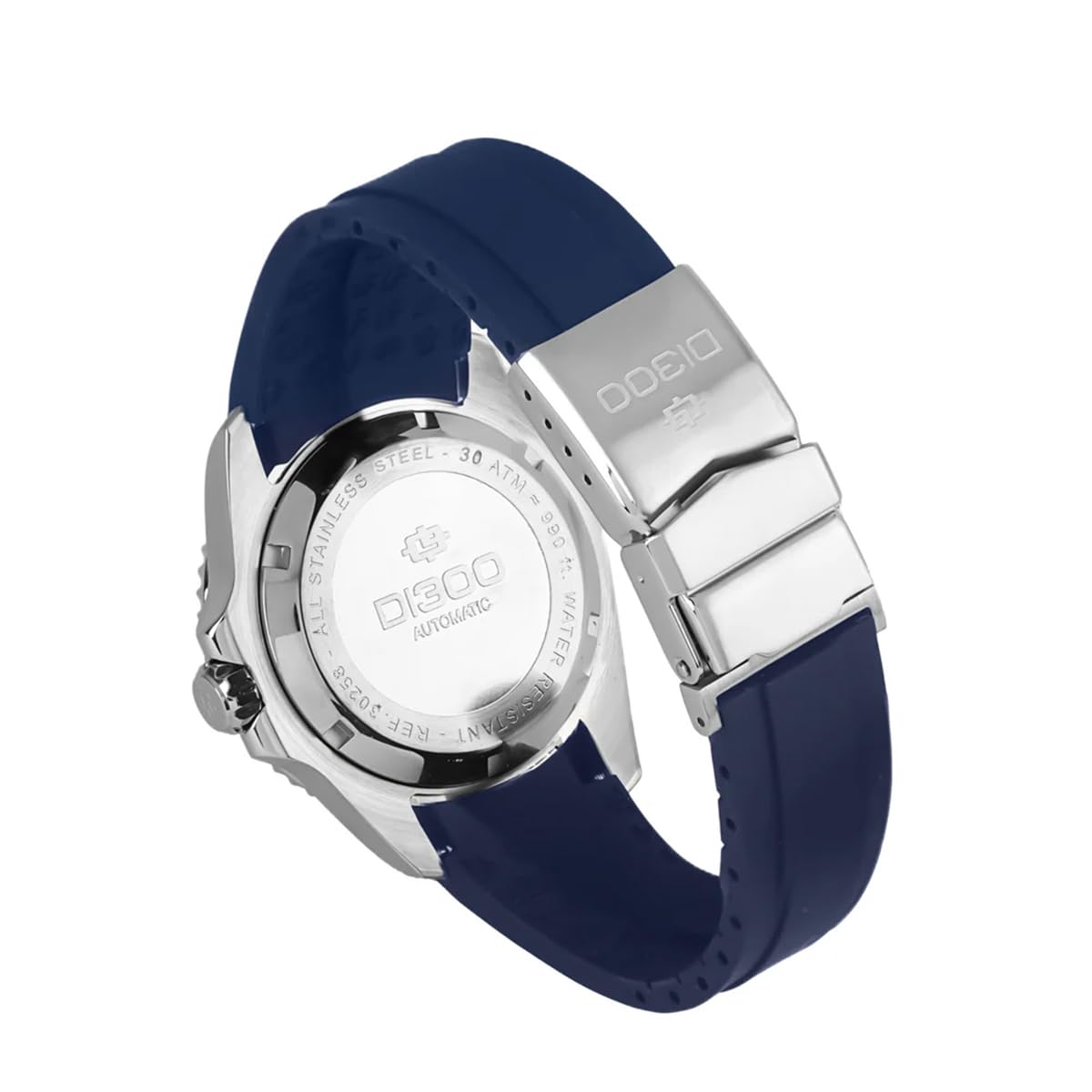 Lorenz DI300 030258FF - Orologio Uomo Sportivo - Automatico Sub Professionale fino a 300 metri - Cinturino in Resina doppia iniezione