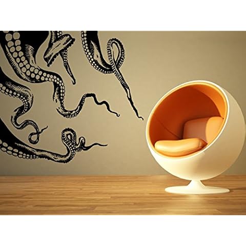 Wall Room Decor Art Vinyl Sticker Mural Decal Octopus Tentacles Kraken Sea Monster AS1893 Cover