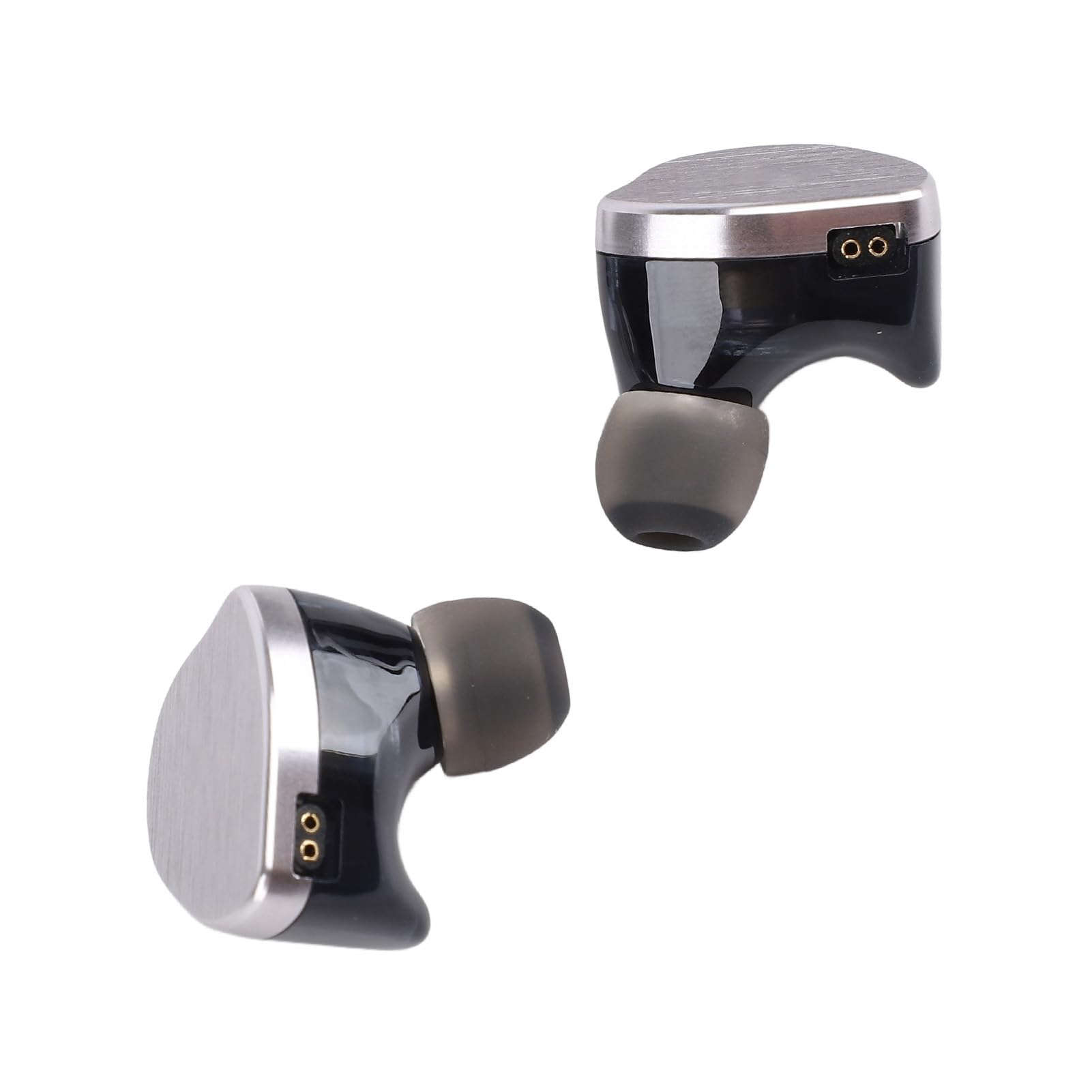 Bewinner Auricolari HiFi Cablati, Cuffie con Cancellazione del Rumore Senza Microfono, Cuffie HiFi a 2 Pin con Driver Dinamico da 12 Mm per Musicisti, Cantanti, Studio (BQ10 Tipo C con