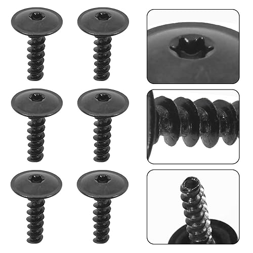 Miniatura 3 de 20 piezas de tornillo de retención de tornillo para carrocería de automóvil, tornillos de guardabarros para el arco de la rueda, forro interior