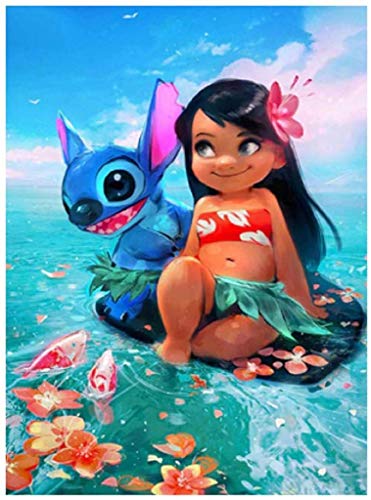 5D DIY Diamond Painting 16x20 inches Round Drill Rhinestone Embroidery for Wall Decoration