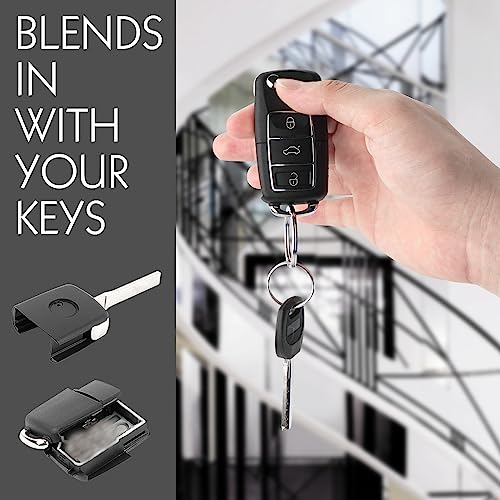SAFE2 Pacote com 2 chaves de carro falsas, cofre secreto, recipiente oculto portátil para comprimido