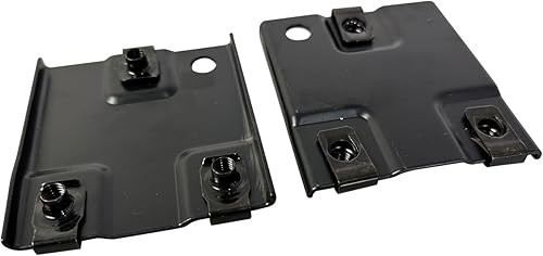 Miniatura 4 de Juego de 4 piezas de soporte de placa de repuesto para Chevy Silverado 2500HD 3500HD 3500HD 3500HD Soporte de parachoques GM1062105, GM1066195 para