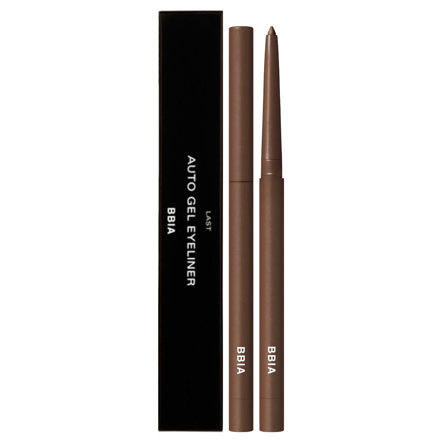 BBIA Last Auto Gel Eyeliner 17 Color – Multi-Use Longwear & Waterproof Mechanical Eye Liner Easy Drawing with Smooth Texture Smudge-Resistant Shadow & Glitter Vegan Korea Eye Makeup (04 MELLOW BROWN)