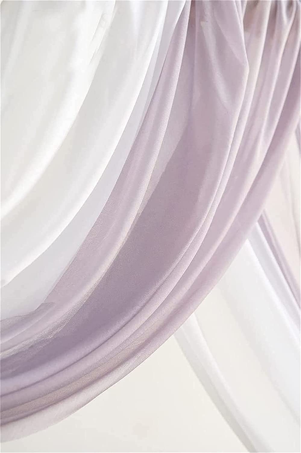 Hochzeitsbogen-Blumen mit Vorhängen-Set – künstliche Swag-Vorhänge for Hochzeitszeremonie, Laube, Empfang, Hintergrund, Blumendekoration(Purple)