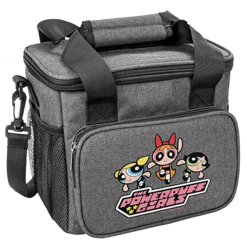 Powerpuff Girls Logo Soft Insulated Cooler Bag, Large Lunch Bag, Lightweight, Thermal and Reusable for Office, Picnic, Beach
