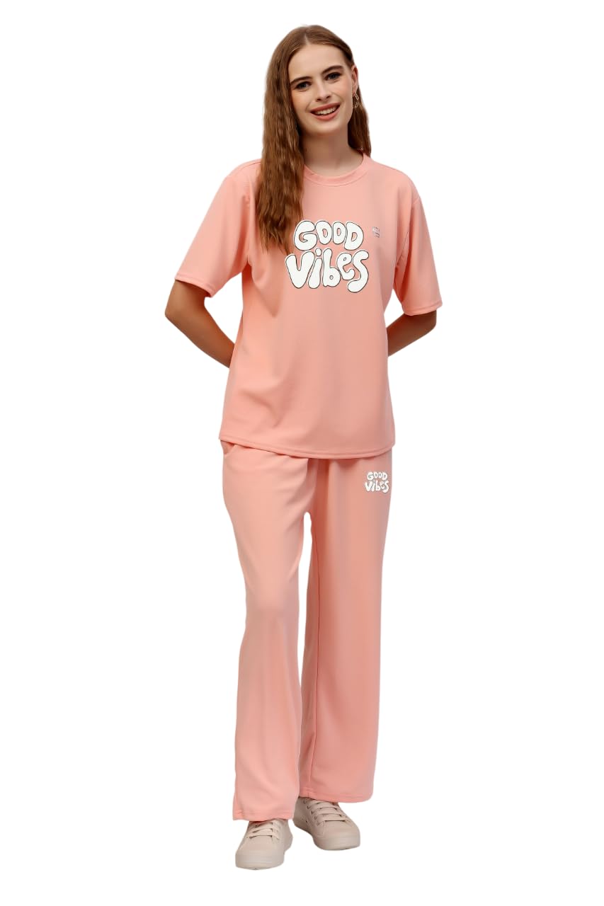 KEENUU Women's Cotton Bland Co-ord Set | Stylish & Comfortable Loungewear | Casual & Travel Wear | Soft Breathable Fabric |-picture-10