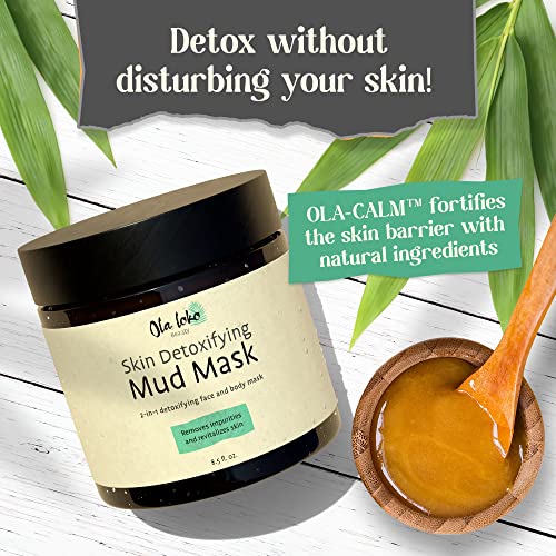 Mud Mask for Face and Body, Detox Face Mask Skincare, Exfoliating Face Mask - Image 4