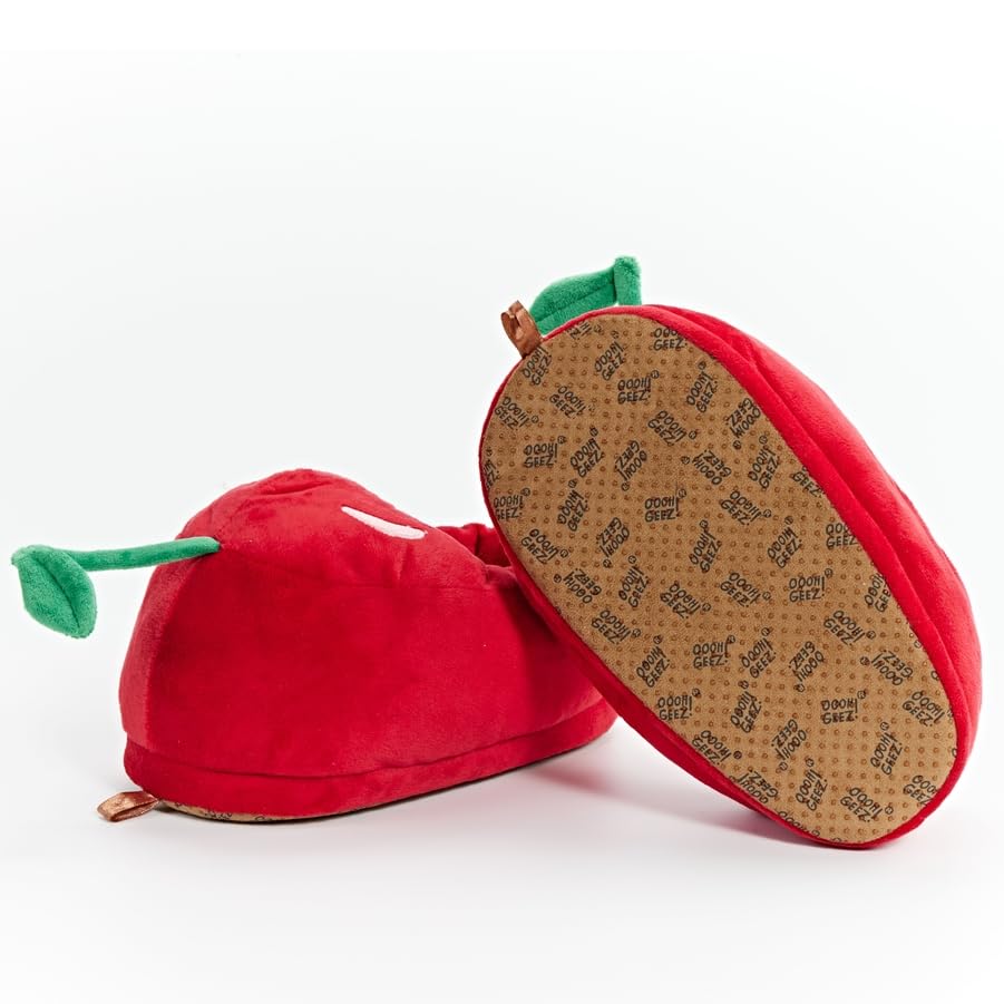 ooohyeah Kids Fuzzy Funny Animal Slippers, Cute Non-Slip Winter Warm House Shoes for Boys & Girls, Shoe Size 1-42