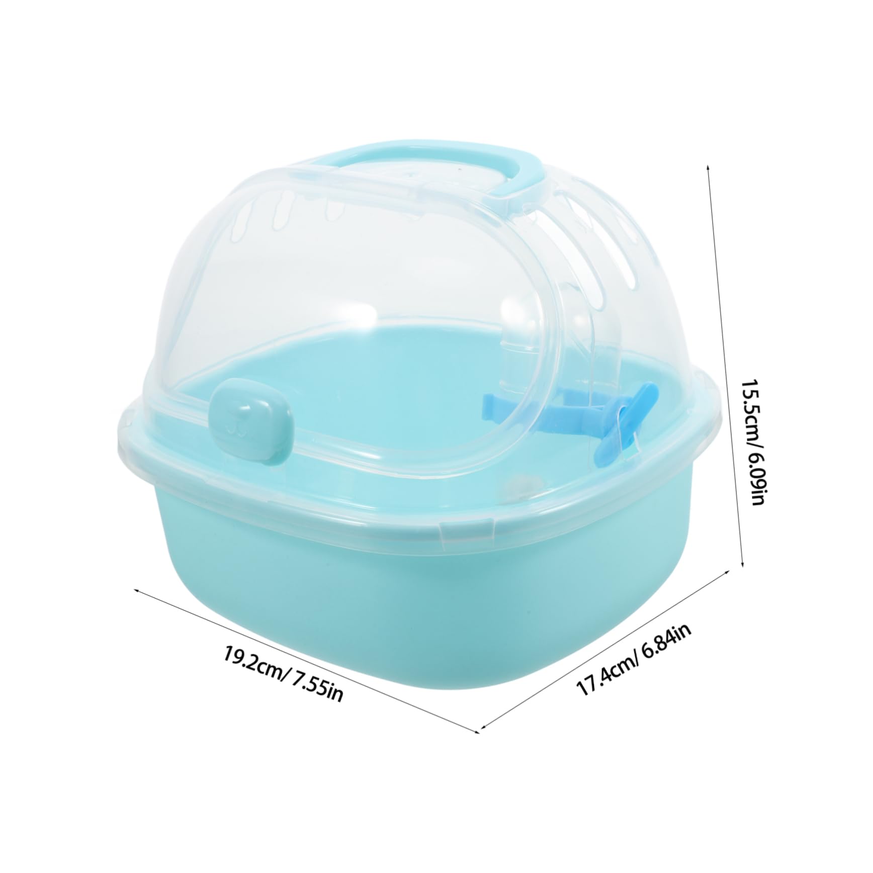 POPETPOP Elevate Your Pet's Travel Experience Sturdy Portable Hamster Cage for Comfort for Sightseeing and Trips
