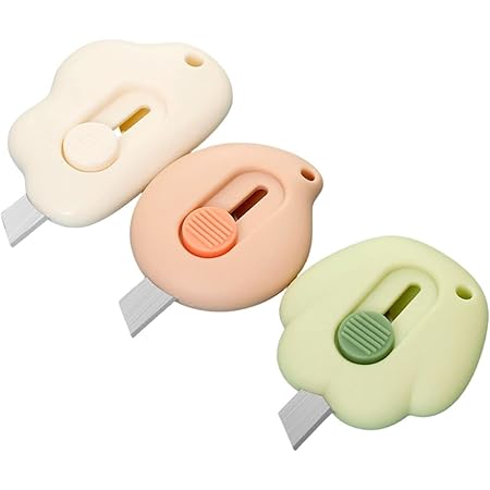 Amazon Co Jp 雲 カッター 3個入り かわいい ダンボールカッター おもしろ文房具 雲の形 レターオープナー 3個セット 文房具 オフィス用品