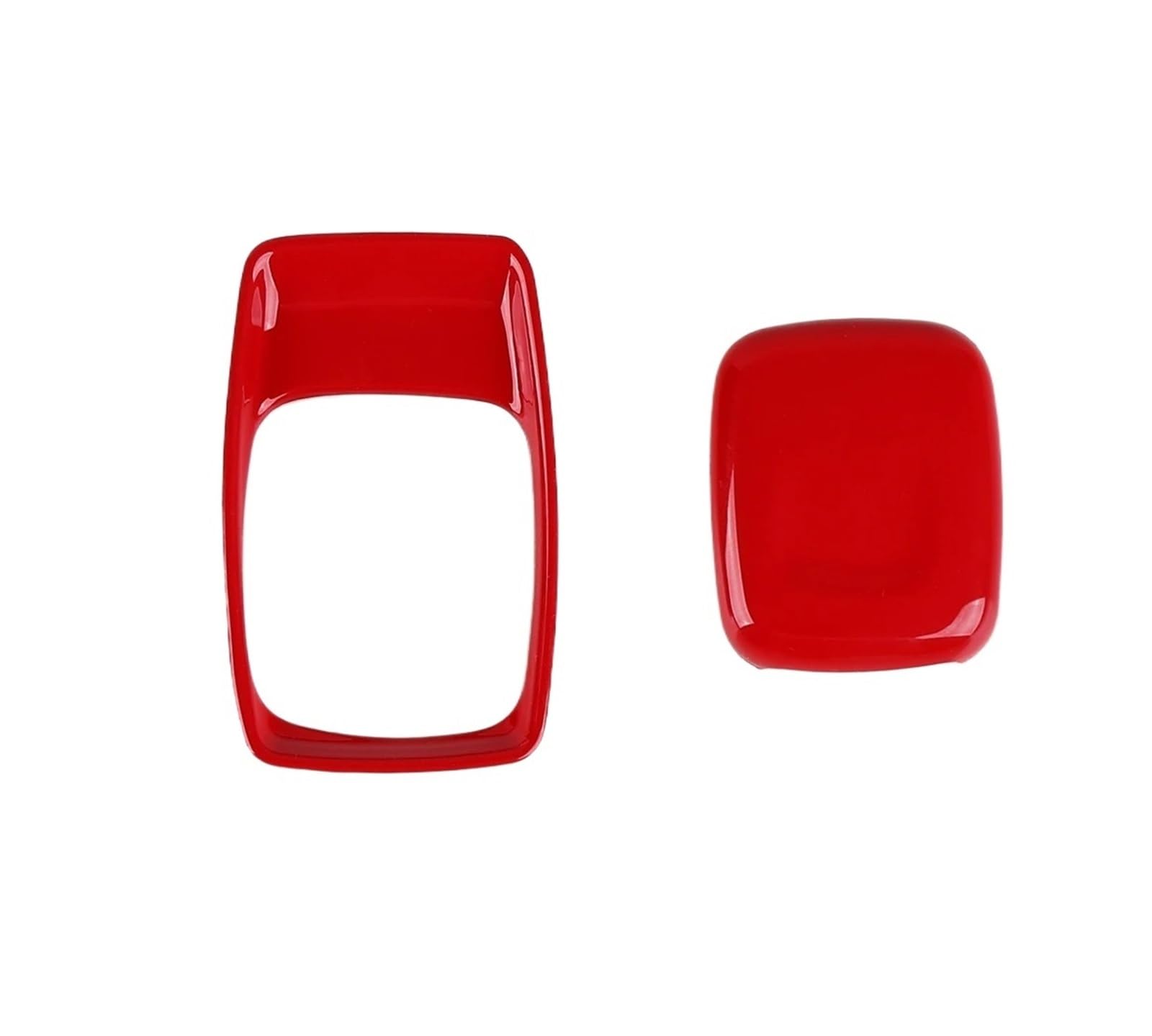 Car Interior Moulding Trim for Chevrolet for Camaro ZL1 2016-2026 Center Console Cigarette Lighter Panel Carbon Fiber Interior Sticker Car ABS Interior Accessories(Red)