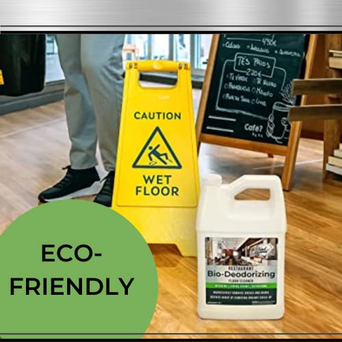Restaurant Bio-Deodorizing Floor Cleaner Heavy Duty Commercial Concentrated Enzyme Degreaser And Odor Eliminator For Use In Mopping Bathroom, Kitchen, And Dining Room. Removes Grease And Urine Odors. #TOP7